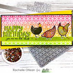 Slim Line Lots of Blossoms Stencil - Picket Fence Studios