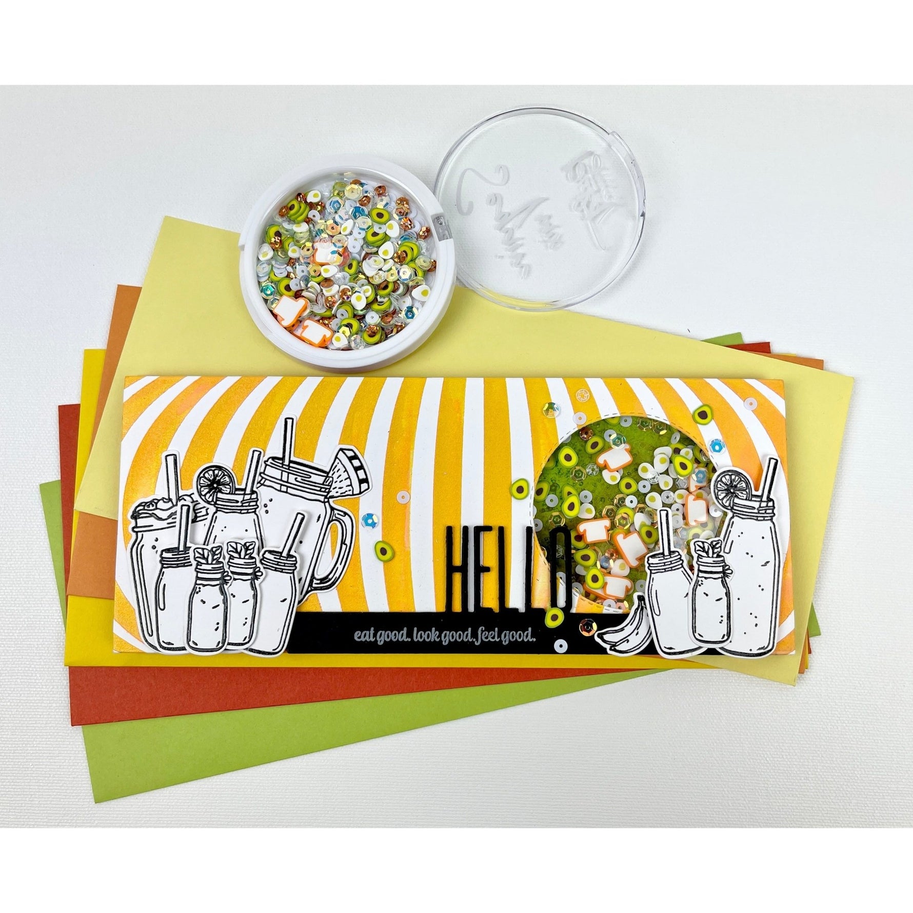 Slim Line Movement Stencil - Picket Fence Studios