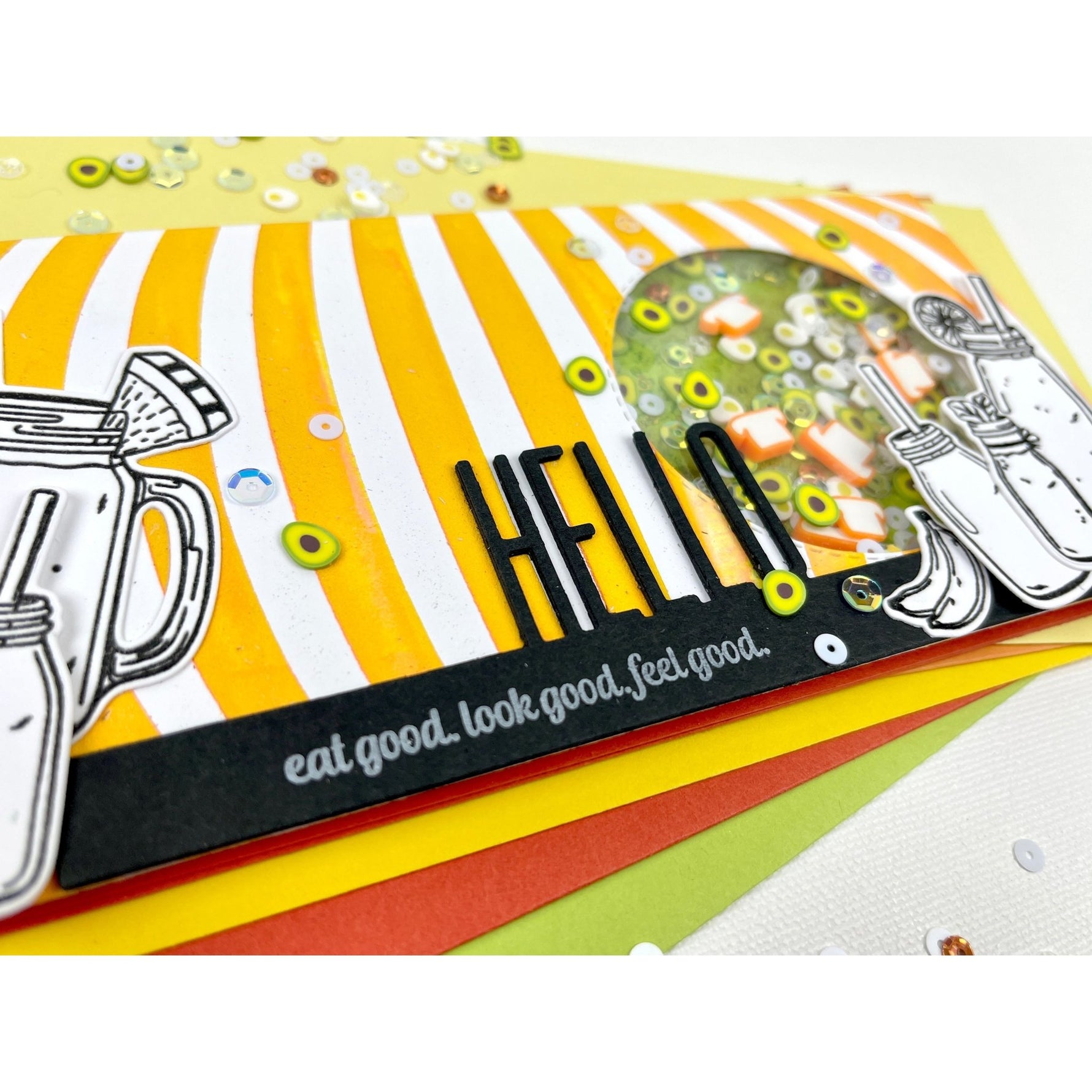 Slim Line Movement Stencil - Picket Fence Studios