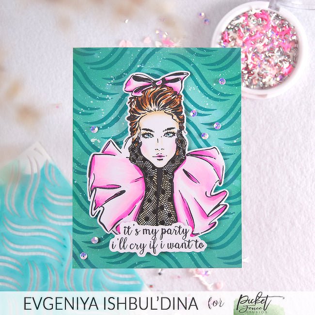 Slim Line Moving Air Stencil - Picket Fence Studios