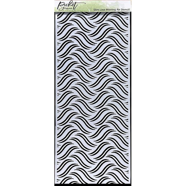 Slim Line Moving Air Stencil - Picket Fence Studios