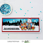 Slim Line Our Town Cover Plate Die - Picket Fence Studios