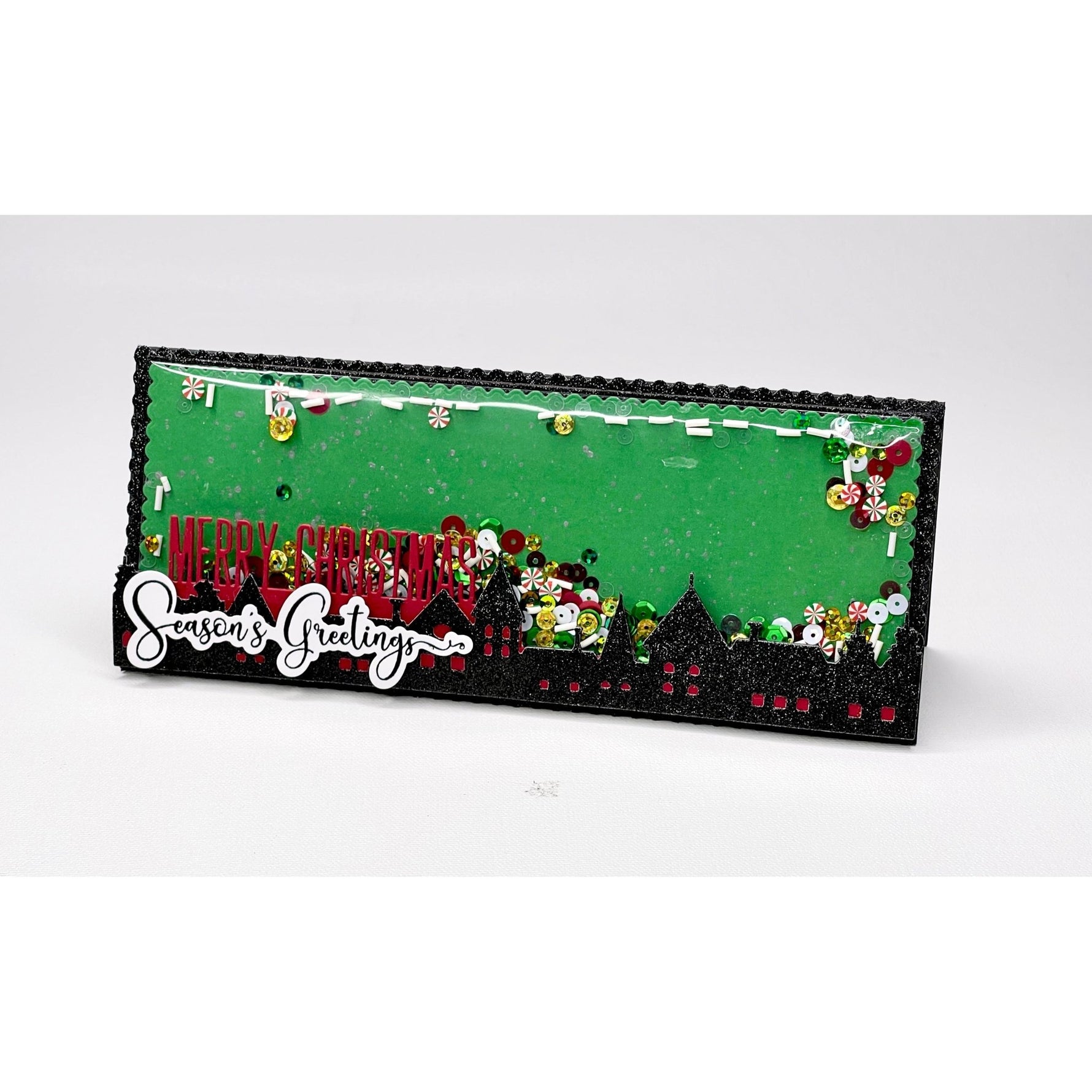 Slim Line Our Town Cover Plate Die - Picket Fence Studios