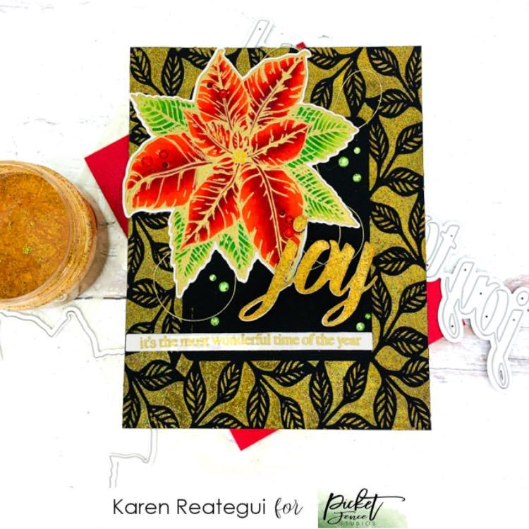 Slim Line Oversized Joy to the World Die - Picket Fence Studios