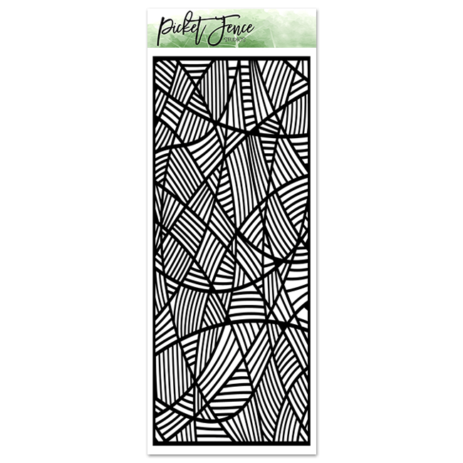 Slim Line Pathways Stencil - Picket Fence Studios