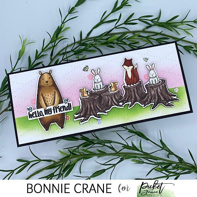 Slim Line Pierced Blanket Cover Plate Die - Picket Fence Studios