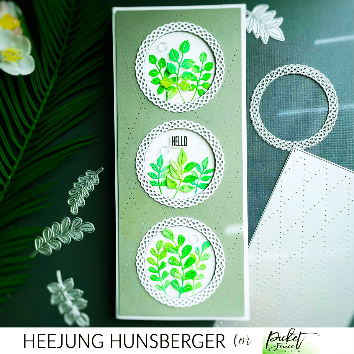 Slim Line Pierced Blanket Cover Plate Die - Picket Fence Studios