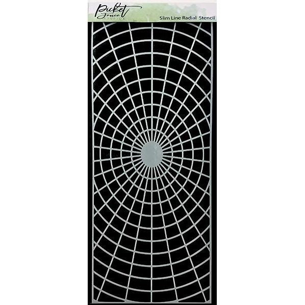 Slim Line Radial Stencil - Picket Fence Studios