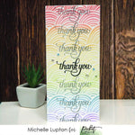Slim Line Rainbow Stencil - Picket Fence Studios