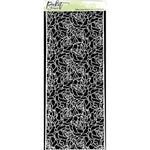 Slim Line Rose Lines Stencil - Picket Fence Studios