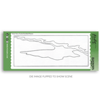 Slim Line Scene Building: Seashore Cover Plate Die - Picket Fence Studios