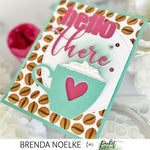 Slim Line Stop by for a Cuppa Word Topper Die - Picket Fence Studios