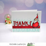 Slim Line Thanks Word Topper Die - Picket Fence Studios