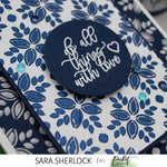 Slim Line Tile Montage Stencil - Picket Fence Studios