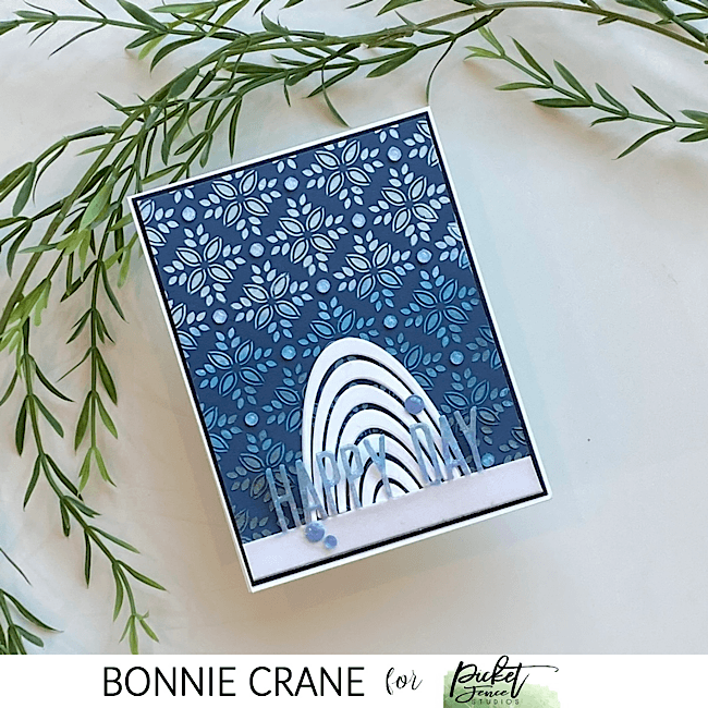 Slim Line Tile Montage Stencil - Picket Fence Studios