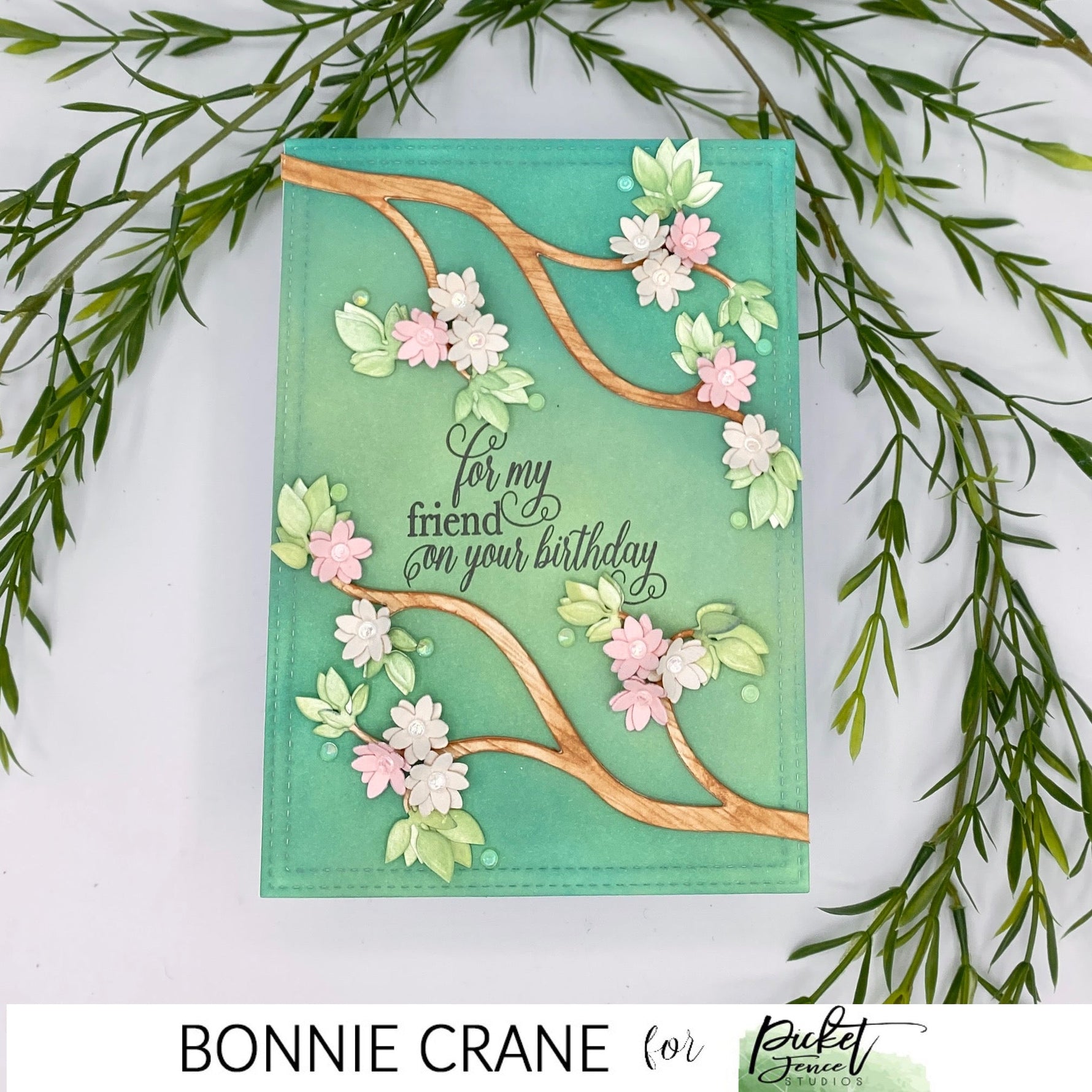 Slim Line Tree Branch Die - Picket Fence Studios