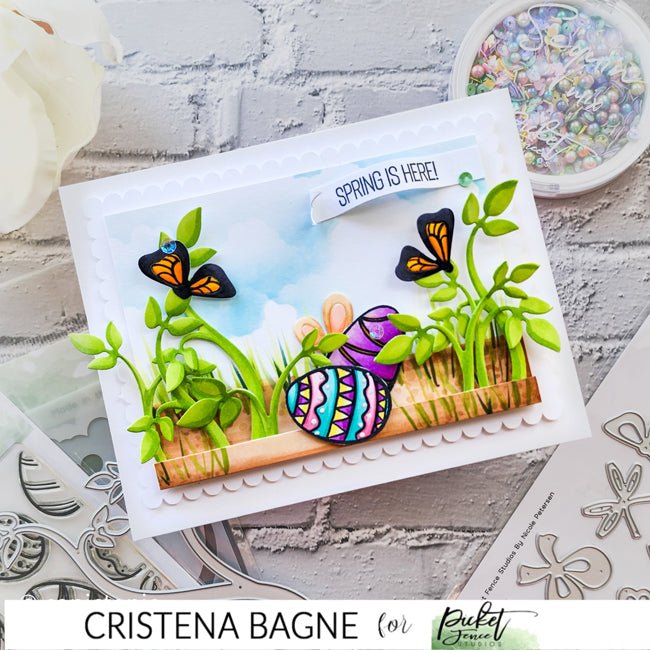 Slim Line Tree Branch Die - Picket Fence Studios