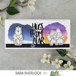 Slim Line Water Coloring Scene Building Stencil - Picket Fence Studios