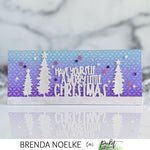 Slim Line Winter Rings Stencil - Picket Fence Studios