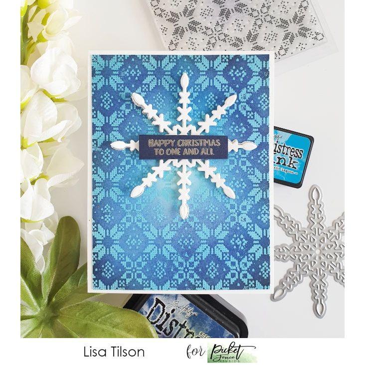 Snowflake LaWanda Die - Picket Fence Studios