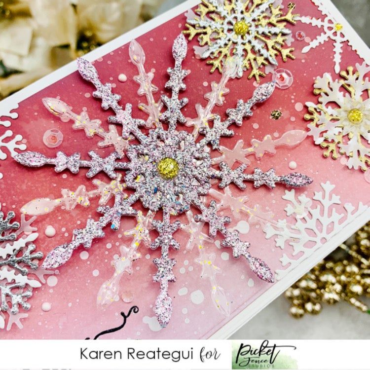 Snowflake LaWanda Die - Picket Fence Studios