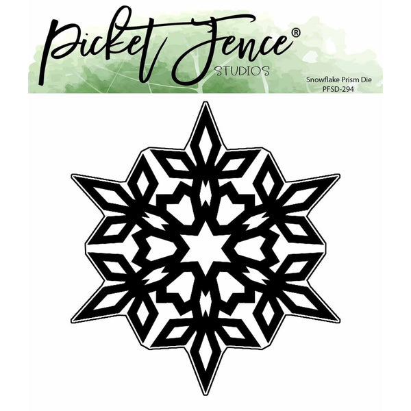Snowflake Prism Die - Picket Fence Studios