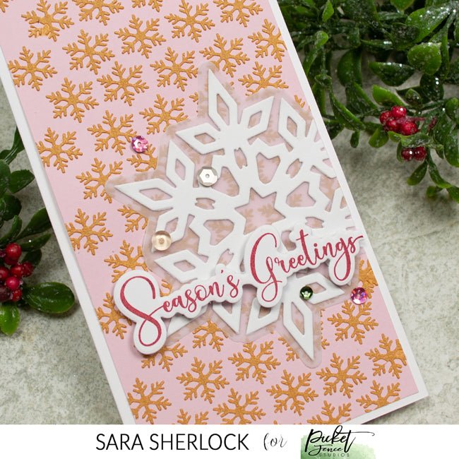 Snowflake Prism Die - Picket Fence Studios