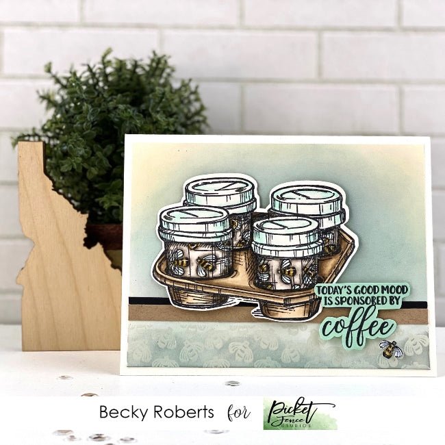 Sponsored by Coffee Coordinating Die - Picket Fence Studios