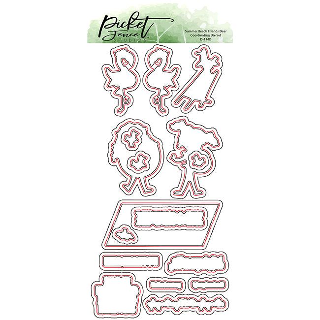 Summer Beach Friends Dear - Picket Fence Studios