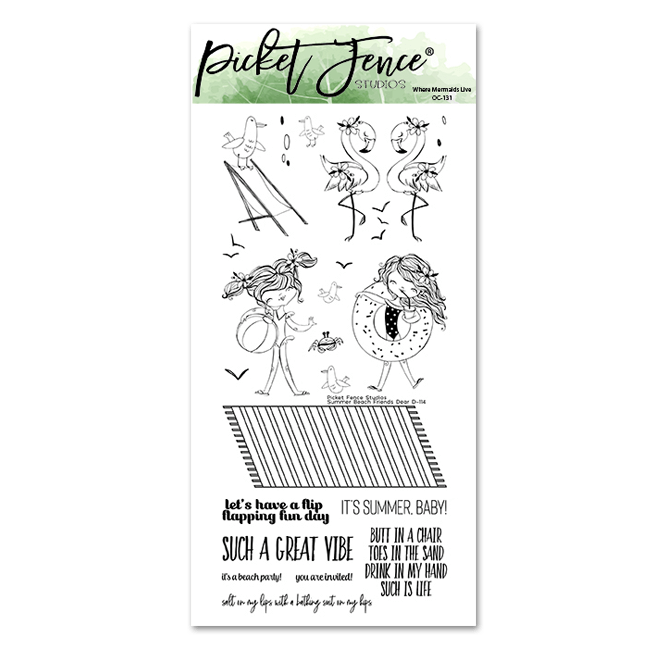 Summer Beach Friends Dear - Picket Fence Studios
