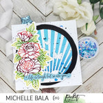 Sun with Rays 6x6 Stencil - Picket Fence Studios