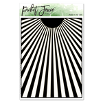 Sun with Rays 6x8 Stencil - Picket Fence Studios