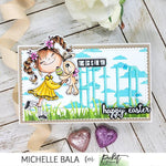 Taller Hello Word Topper Die - Picket Fence Studios