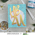 Trapezoid Spiral 6x8 Stencil - Picket Fence Studios