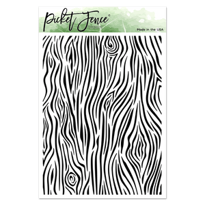 Tree Bark 6x8 Stencil - Picket Fence Studios