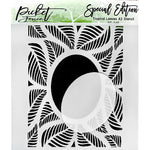 Tropical Leaves A2 Stencil - Picket Fence Studios