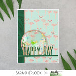 Tropical Leaves A2 Stencil - Picket Fence Studios