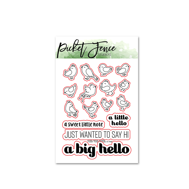 Tweet Tweet Friends Coordinating Die - Picket Fence Studios