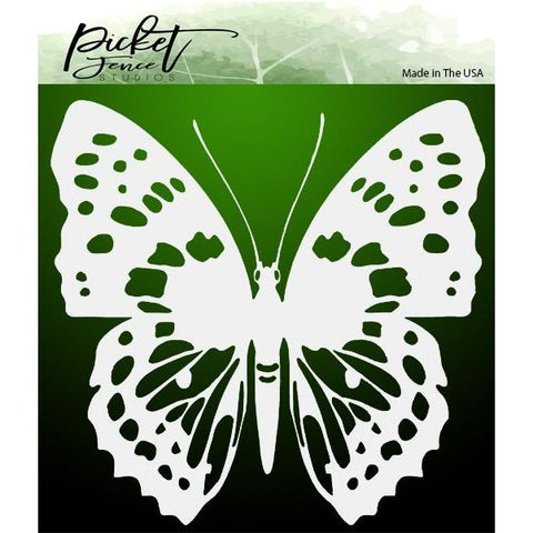Wander Butterfly 6x6 Stencil - Picket Fence Studios