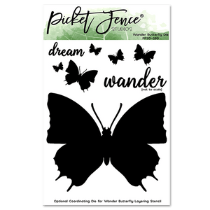 Wander Butterfly Die - Picket Fence Studios