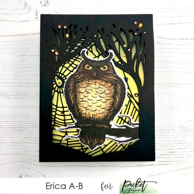 Whooo are You? Coordinating Die - Picket Fence Studios