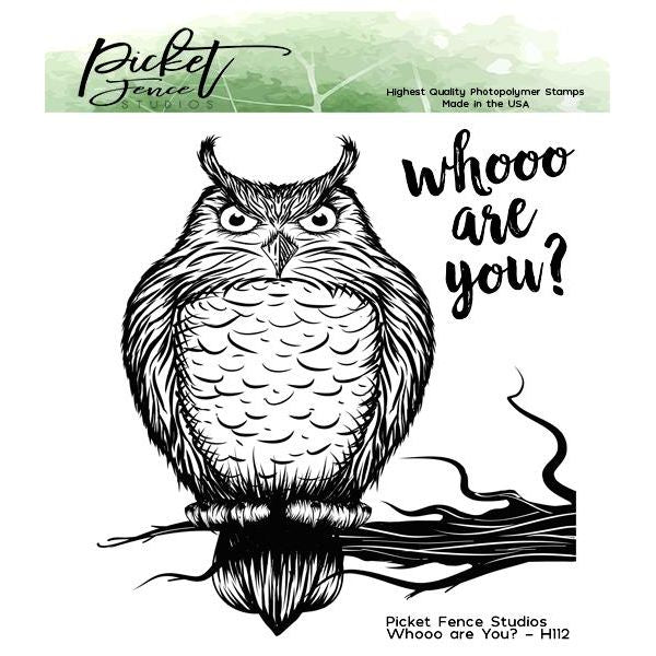 Whooo are You? Coordinating Die - Picket Fence Studios