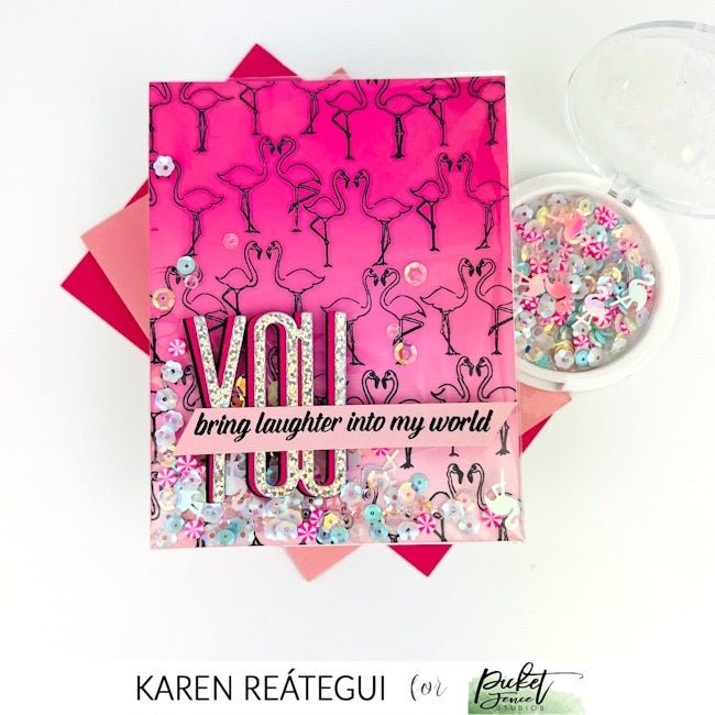 You Word Topper Die - Picket Fence Studios